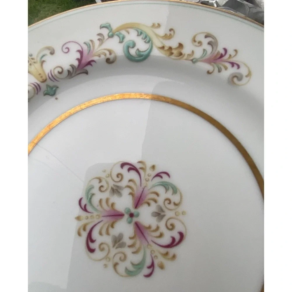 Wentworth‎ China Victoria Raised Jewel 3D Dinner Plate  RARE  Discontinued HTF